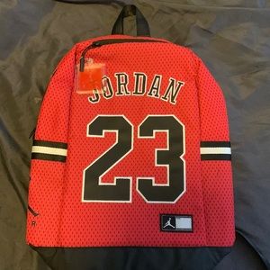 JORDAN 23 BACKPACK RED AND BLACK